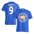 Leicester Vardy Chat Get Banged Logo T-Shirt (Vardy 9) Blue - Kids