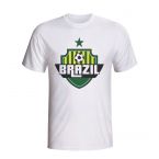 Brazil Country Logo T-shirt (white) - Kids
