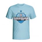 Argentina Country Logo T-shirt (sky Blue) - Kids