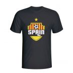 Spain Country Logo T-shirt (black) - Kids