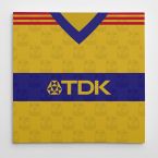 Crystal Palace 97/98 Away Football Canvas Print