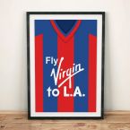 Crystal Palace 1988 Football Shirt Art Print