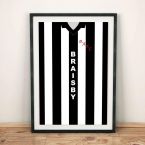 Dunfermline 1980-82 Football Shirt Art Print