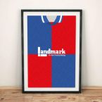 Dunfermline 1995-97 Away Football Shirt Art Print