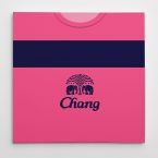 Everton 2010 Away Football Canvas Print