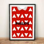 Hamilton Accies 91/93 Football Shirt Art Print