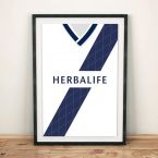 LA Galaxy 2012 Football Shirt Art Print