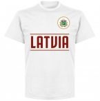 Latvia Team T-Shirt - White