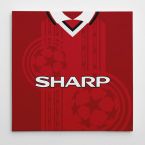 Manchester United 97-00 Football Canvas Print