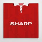 Manchester United 1992-94 Football Canvas Print
