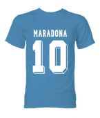 Diego Maradona Hero T-Shirt (Sky Blue)