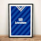 Millwall 1988-89 Football Shirt Art Print