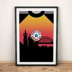 Newcastle United Goalkeeper 96-97 Football Shirt Art Print