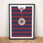 Newcastle United 95/96 Football Shirt Art Print