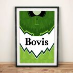 Oldham 1991 Football Shirt Art Print