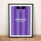 Rangers 1994-95 Football Shirt Art Print