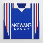 Rangers 1998 Football Canvas Print