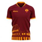 Roma 2020-2021 Home Concept Football Kit (Libero) - No Sponsor