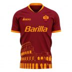 Roma 2020-2021 Home Concept Football Kit (Libero)