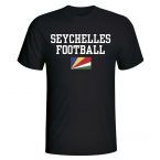 Seychelles Football T-Shirt - Black