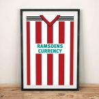 Sheffield United 2018-19 Football Shirt Art Print