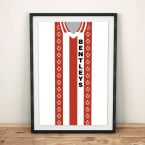 Sheffield United 1981-1983 Football Shirt Art Print