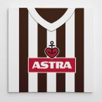 St Pauli Retro Football Canvas Print