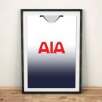 Tottenham 18-19 Football Shirt Art Print