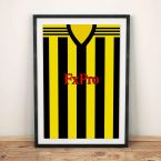 Watford 2018-19 Football Shirt Art Print