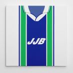 Wigan 1995 Football Canvas Print