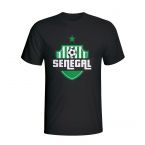 Senegal Country Logo T-shirt (black) - Kids