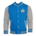 Napoli College Baseball Jacket (sky Blue) - Kids