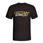 Cristiano Ronaldo Comic Book T-shirt (black) - Kids