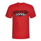 Fernando Torres Comic Book T-shirt (red) - Kids