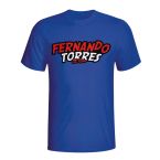 Fernando Torres Comic Book T-shirt (blue) - Kids