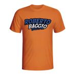 Roberto Baggio Comic Book T-shirt (orange) - Kids