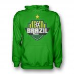 Brazil Country Logo Hoody (green) - Kids