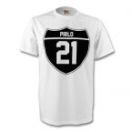 Andrea Pirlo Juventus Crest Tee (white) - Kids