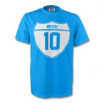 Lionel Messi Argentina Crest Tee (sky Blue) - Kids