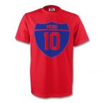 Lionel Messi Barcelona Crest Tee (red) - Kids