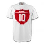 Wayne Rooney England Crest Tee (white) - Kids