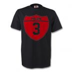 Paolo Maldini Ac Milan Crest Tee (black) - Kids