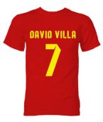 Barcelona David Villa Hero T-Shirt (Red)