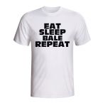 Eat Sleep Bale Repeat T-shirt (white)
