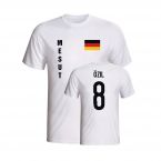 Mesut Ozil Germany Flag T-shirt (white)