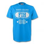 Faroe Islands Fih T-shirt (sky Blue) Your Name