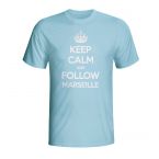 Keep Calm And Follow Marseille T-shirt (sky Blue) - Kids