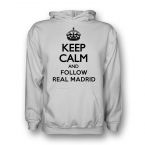 Keep Calm And Follow Valencia Hoody (white) - Kids