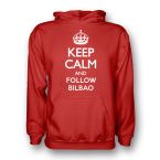 Keep Calm And Follow Athletic Bilbao Hoody (red) - Kids