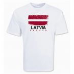 Latvia Soccer T-shirt